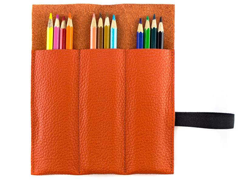 Faulenzer-Etui Derby Fashion orange